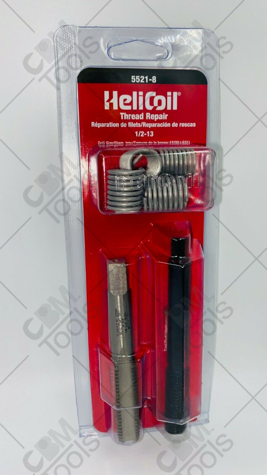 HeliCoil 5521-8 Coarse Thread Repair Kit 1/2-13 Inch