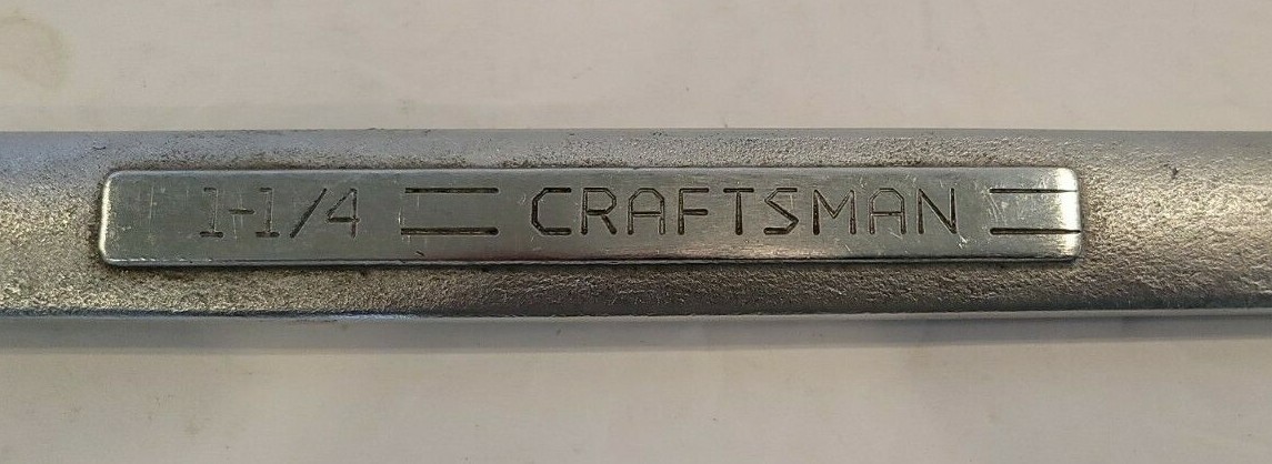 Craftsman 1-1/4″ 12PT Combintation Wrench Forged USA # W 44708