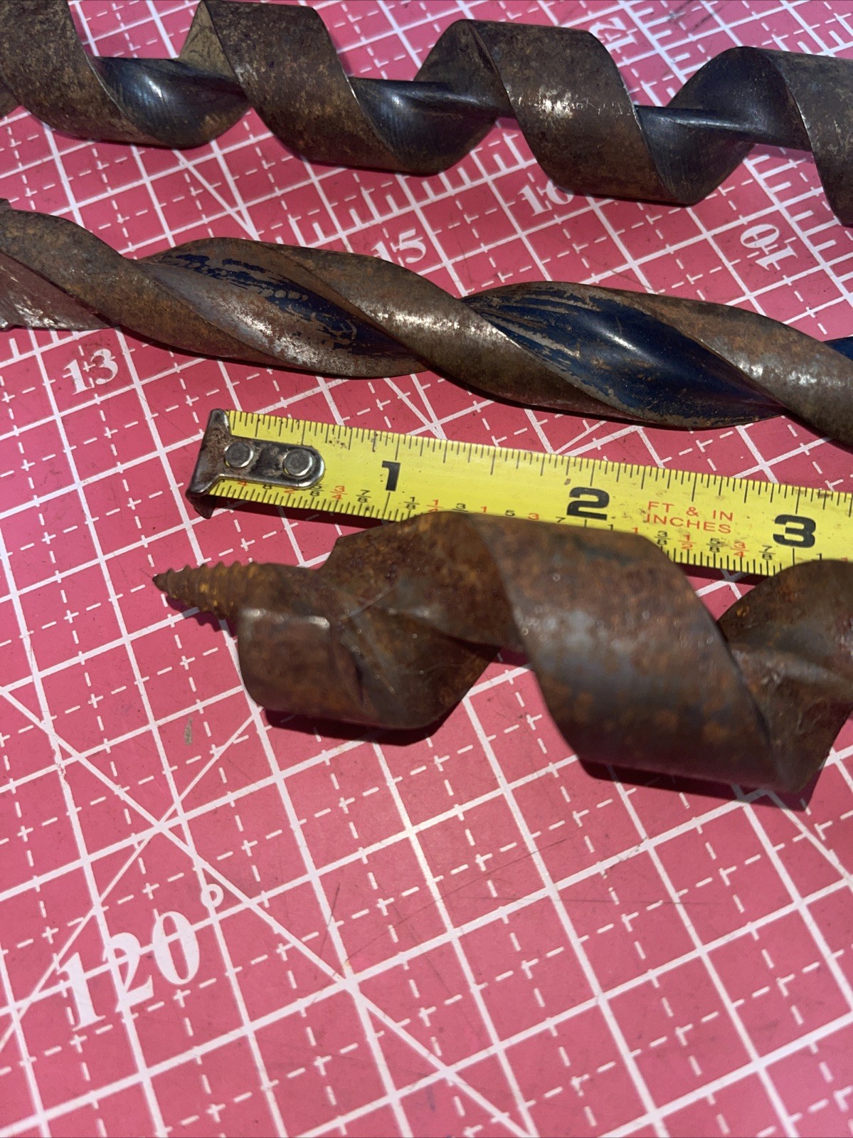 Vintage 7/16 Hex Shank Drill Wood Auger Bits Electrical 3 Irwin Wiring 7/16”