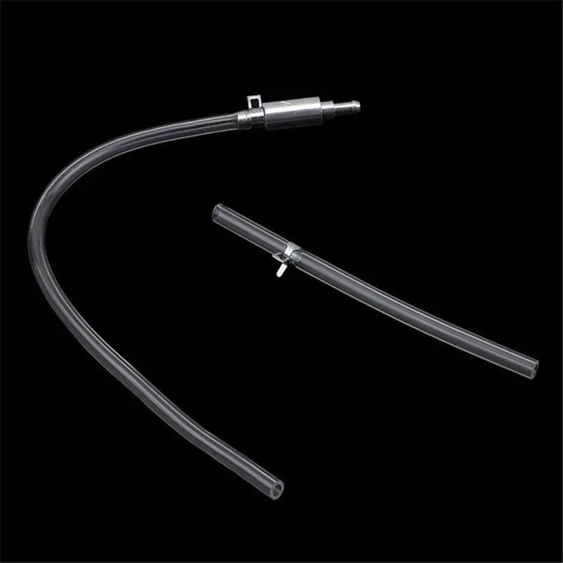 Universal Brake & Clutch Bleeder Hose Kit One Way Valve Fluid Bleeding Tool