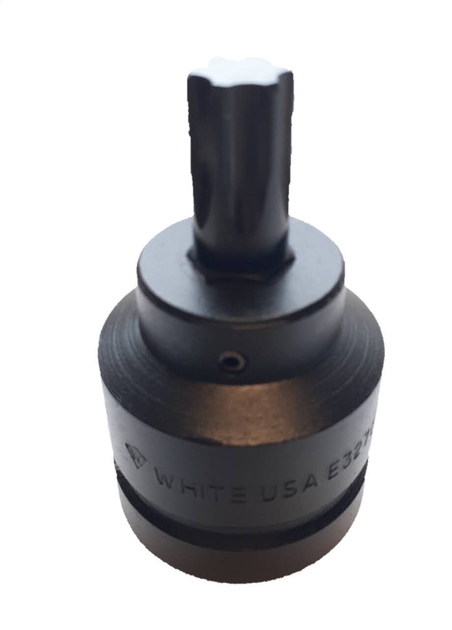 White-USA T70 WITH 1″ DRIVE HOLDER, SHORT TORX BIT, T70 TORX, E3270T-S RAILROAD