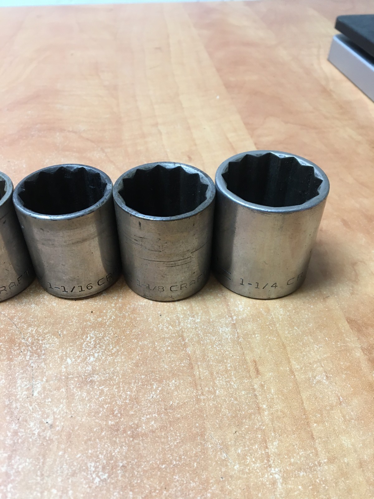 Vintage Craftsman 1/2” Drive Socket Set =V= Series 17 Pieces 12 Point SAE
