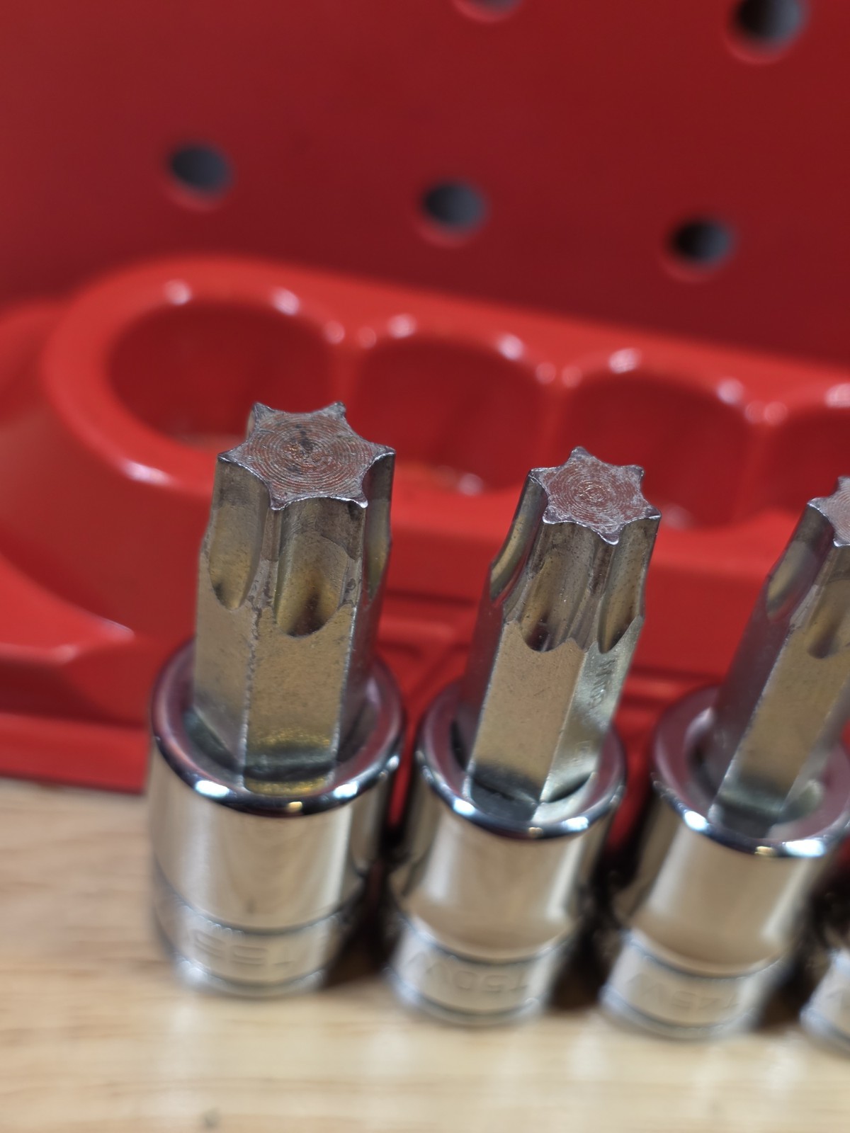 Snap-on 209EFTXBY 9-Piece Combo Drive HEAVY DUTY Removal Torx Bit Socket Set USA