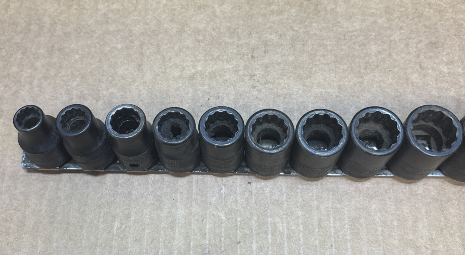 Snap-on 15 pc Metric Shallow Impact Socket Set IMDM
