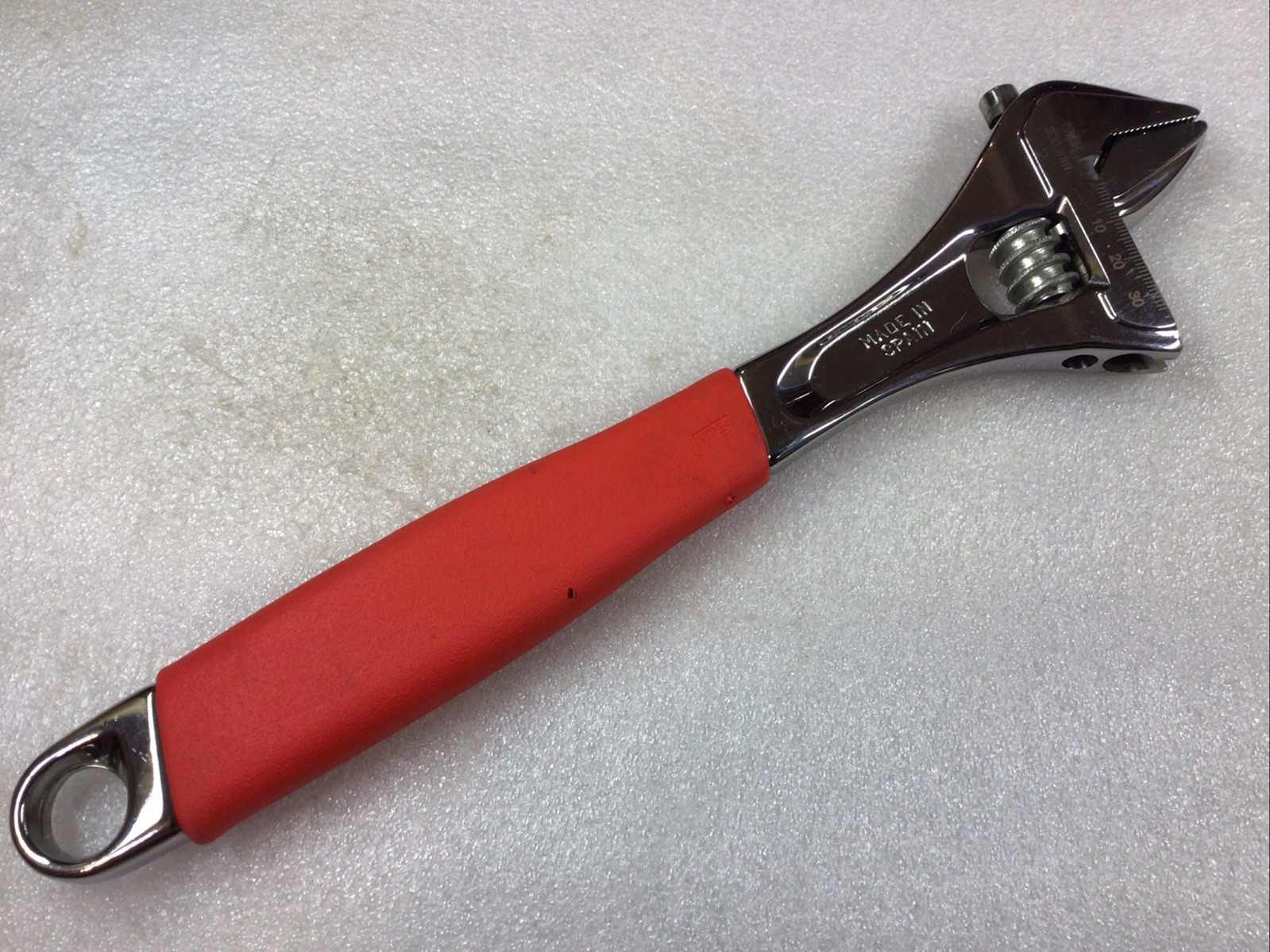 Snap On FADH12B – Flank Drive+ Adj. Wrench, 12” or 300mm, Red Soft Grip-USA-NICE