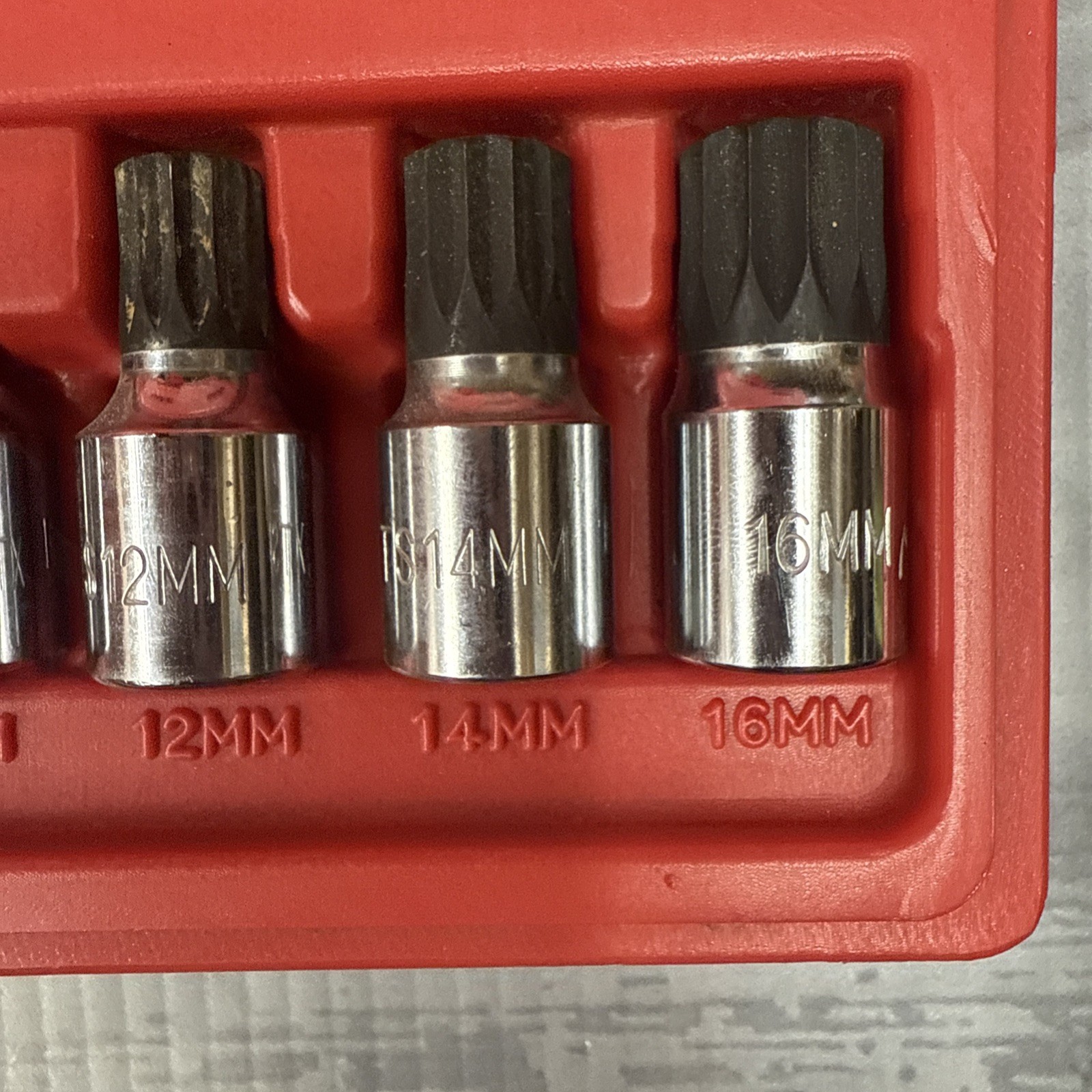 MacTools SXMTS8B 3/8″ Drive Metric Sockets Triple Square 4-6, 8, 10, 12, 14,16mm