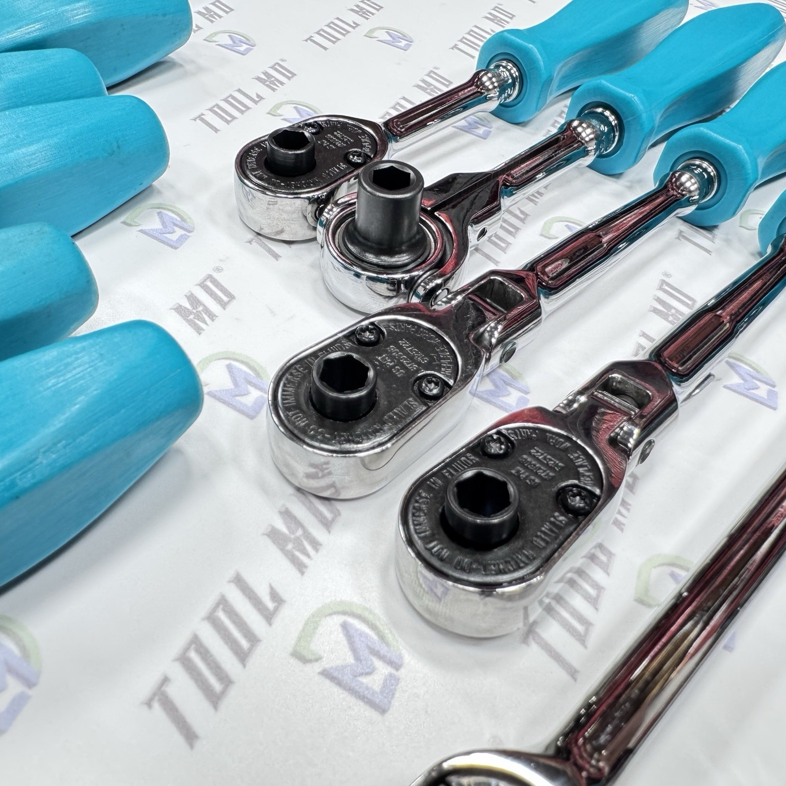 Snap-on Tools RARE TEAL 43pc «HOLY GRAIL» 1/2″ 3/8″ 1/4″ Drive Ratchet Set