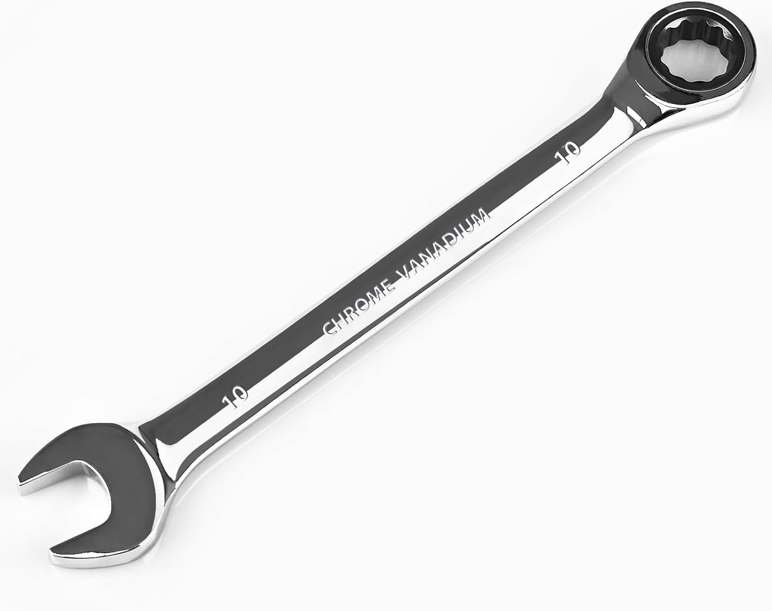 Precision 10mm Ratcheting Combination Wrench – Corrosion-Resistant Steel