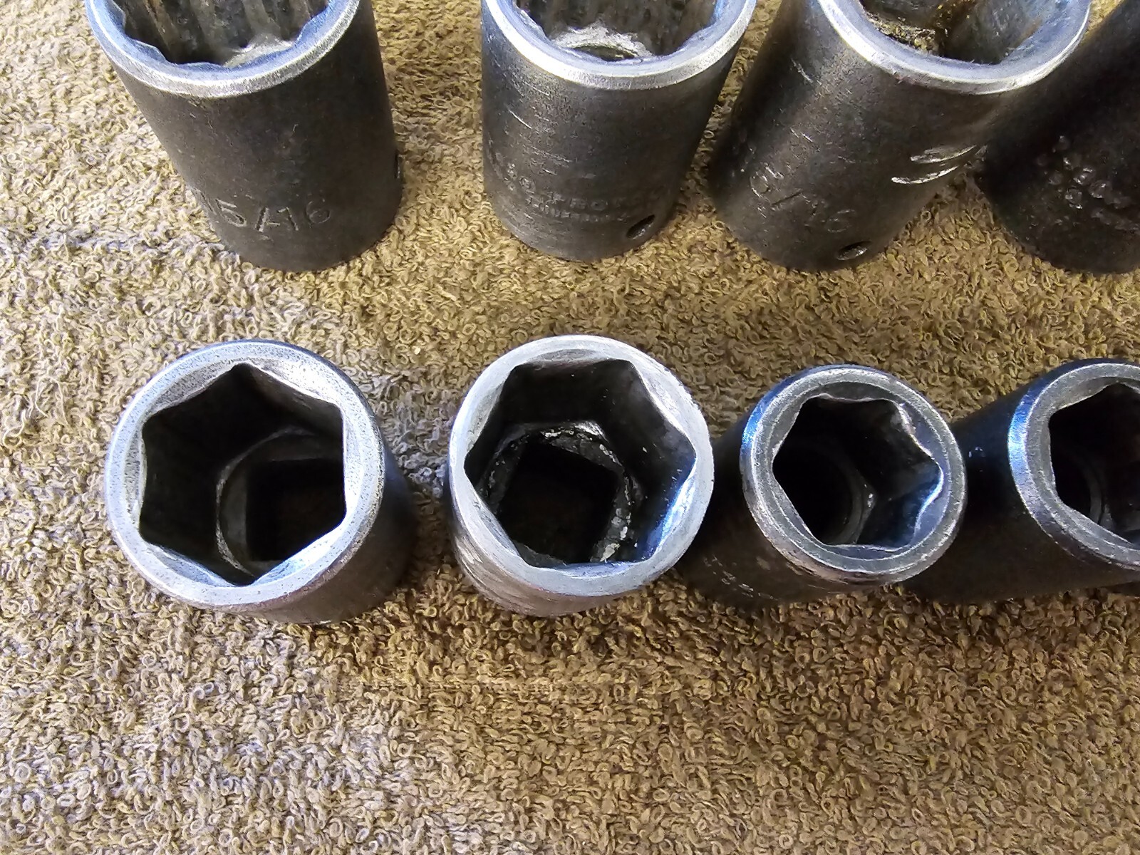 14 Proto Professional Impact Socket Set 1/2″ Drive 1-1/8″ 1 5/8 7436H SAE USA