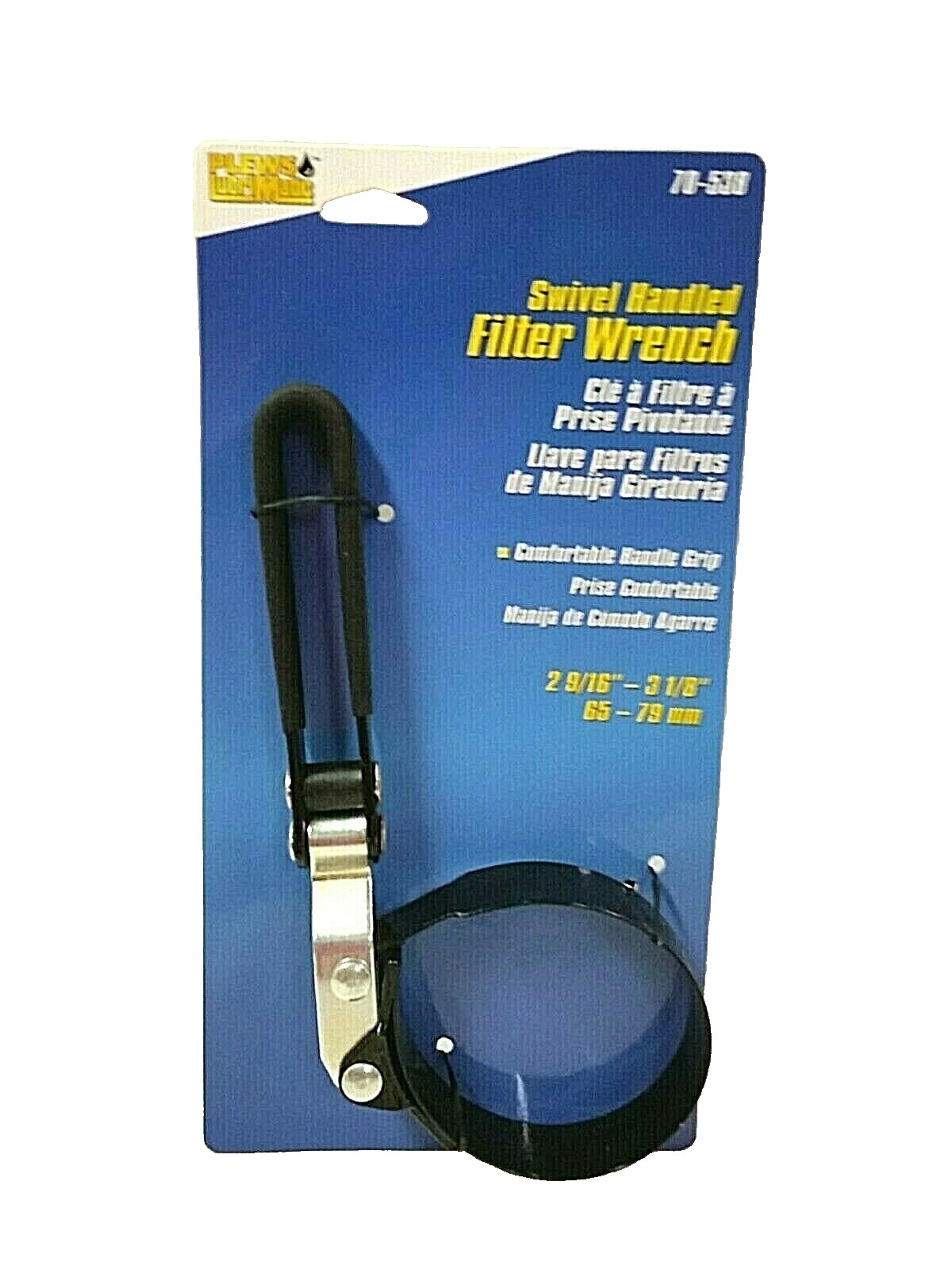 Oil Filter Wrench Swivel Handle PLEWS 70-538 LubriMatic – 2 9/16 to 3 1/8″