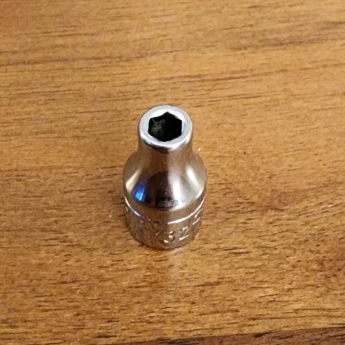 Craftsman USA 5/32″ Socket 6 Point 1/4″ Drive -V- 43481 (Ringed)