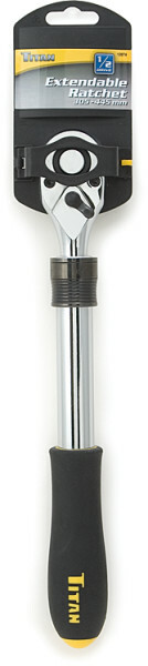 Titan 12074 1/2 Inch Drive Extendable Ratchet Tool with Quick Release Handle