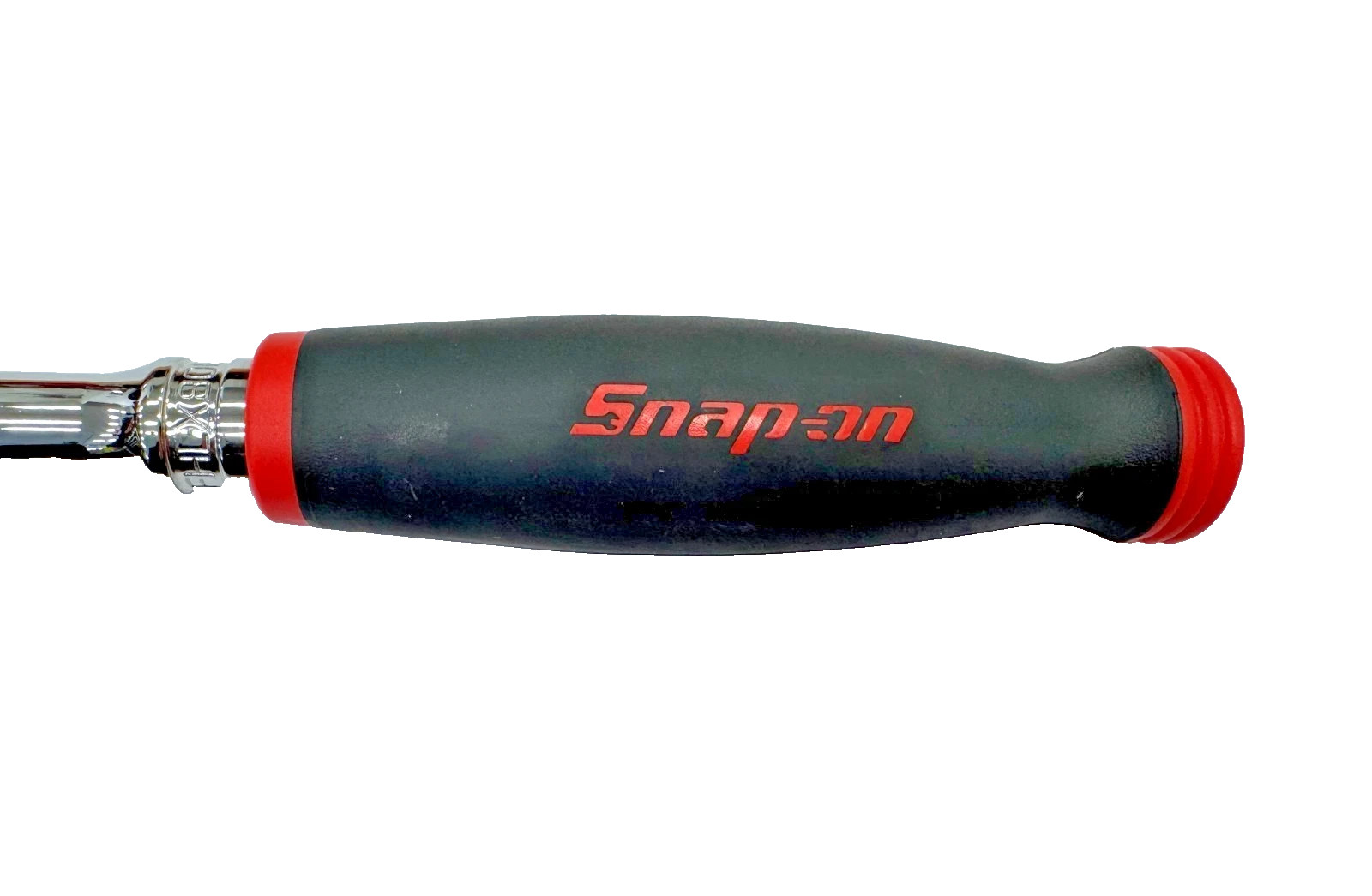 Snap-on Tools LOCKING 3/8″ Drive RED Soft Grip Long Flex Ratchet FHLX80B USA NEW