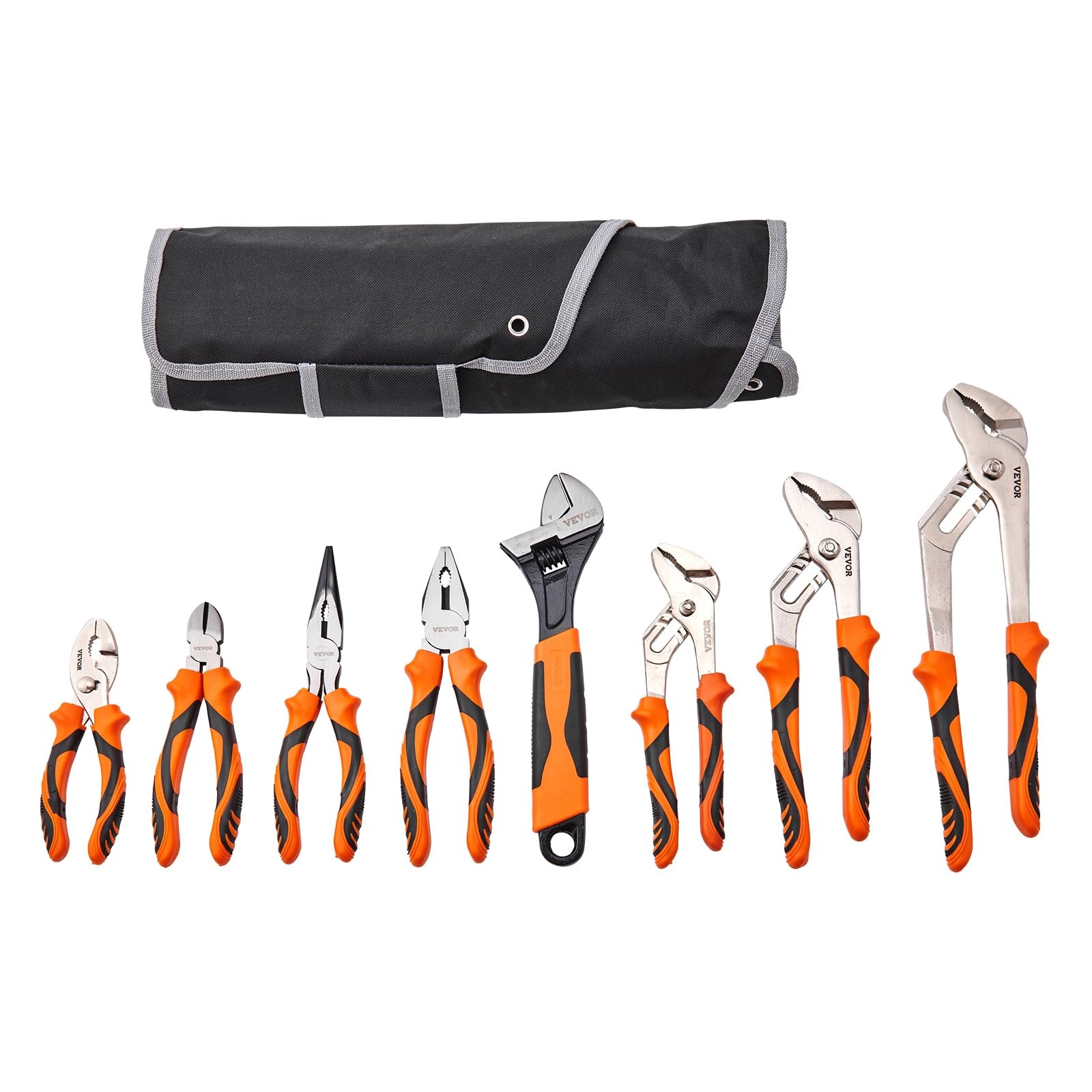 VEVOR 8-Piece Pliers Set, High Carbon Steel – 12″, «10», 8-PCS, Multicolor