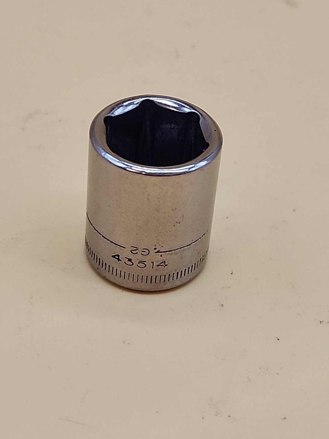 Craftsman 13mm 6 Point 1/4″ Drive Shallow Socket G2-43514 USA