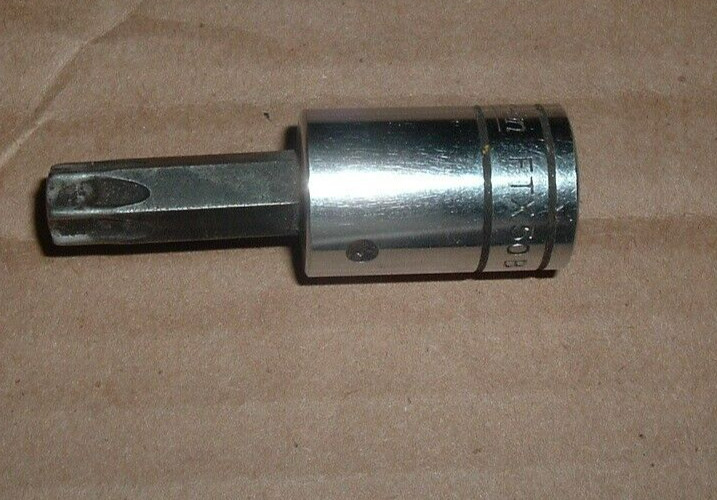 Snap On 3/8″ Drive Tamper Security Torx Socket FTX50B Made in USA