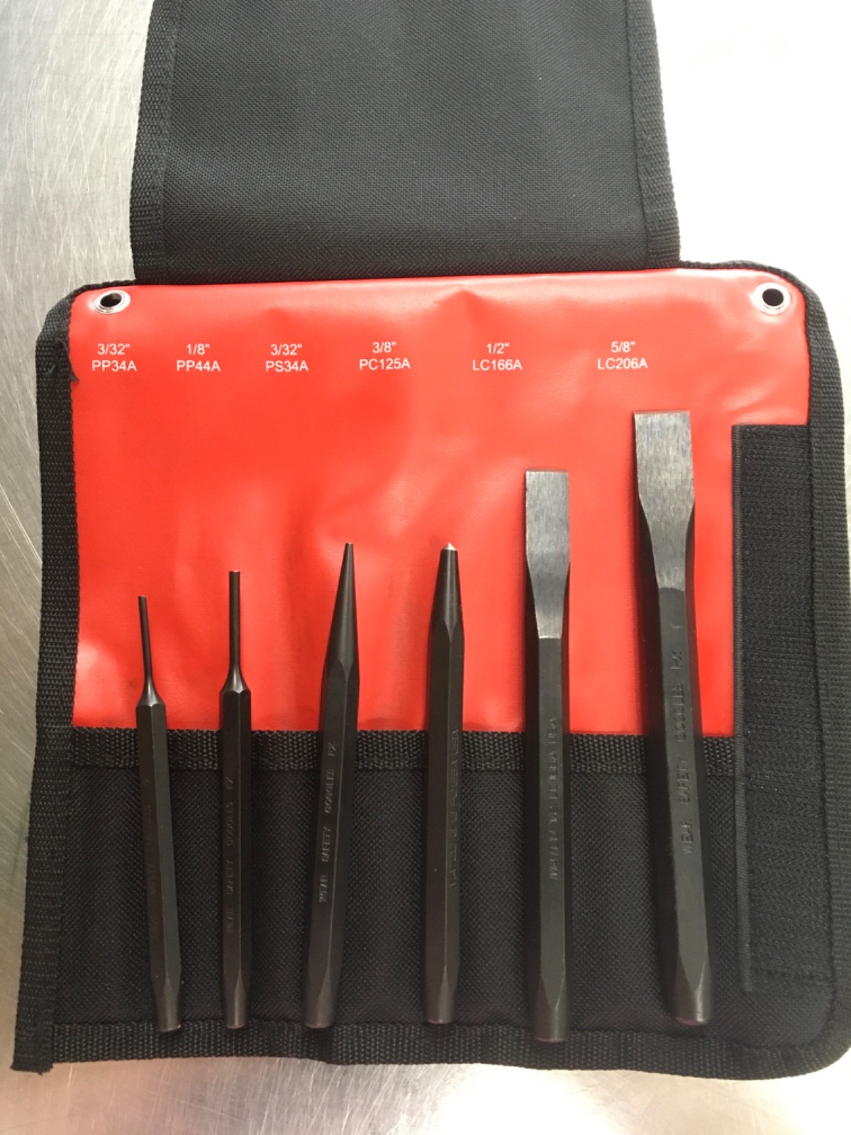 Matco Punch and Chisel Set SPC6PA 6pc w/pouch – Never Used