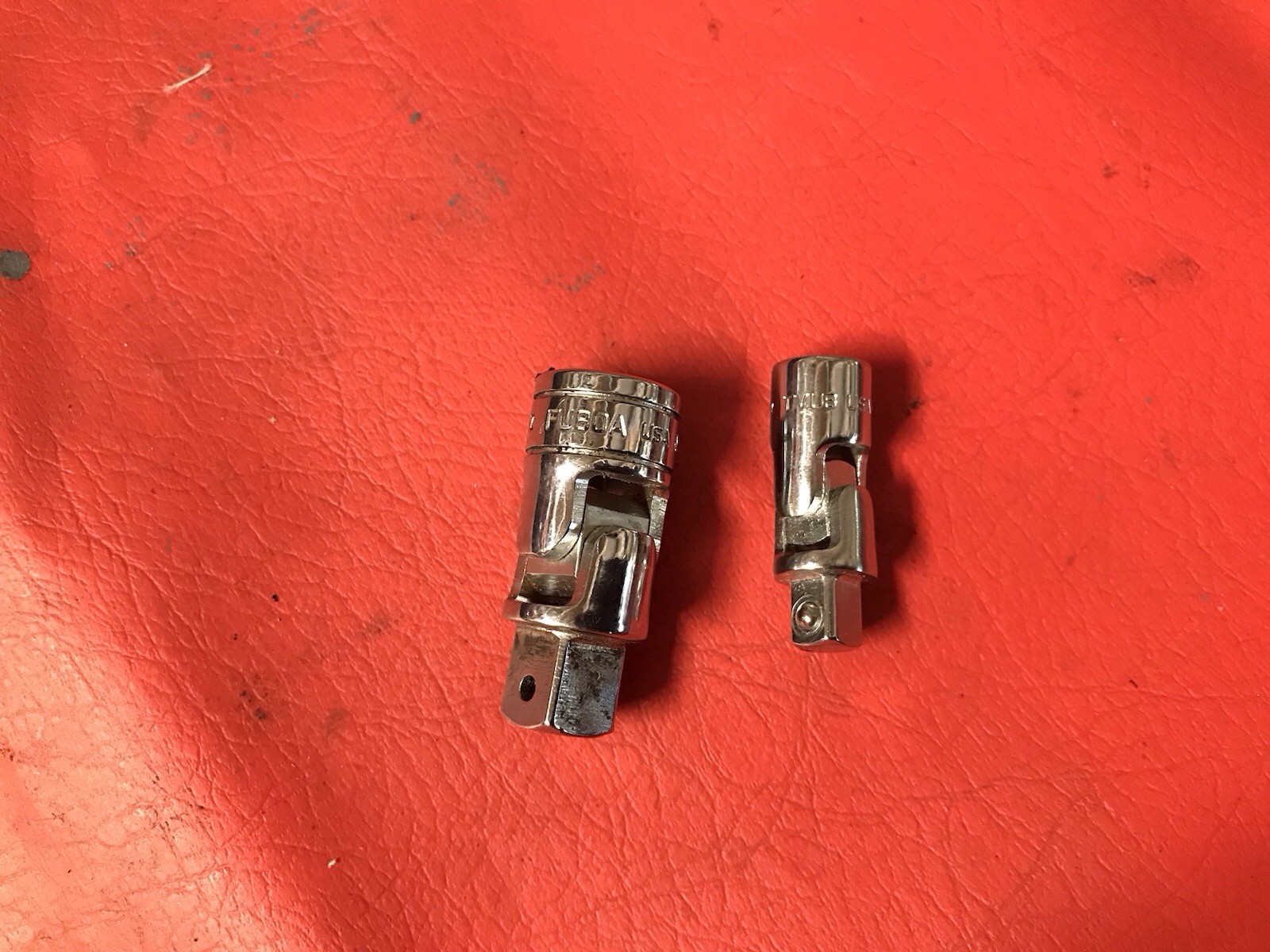 Snap On FU80A 3/8” Drive & TMU8 1/4” Drive Universal Joint Socket Adapters