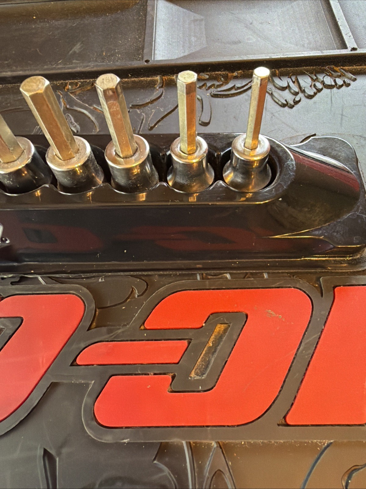 Snap-On 211EFAMY 11pc Drive Hex Bit Socket Set Metric Excellent Used Cond 4-14mm