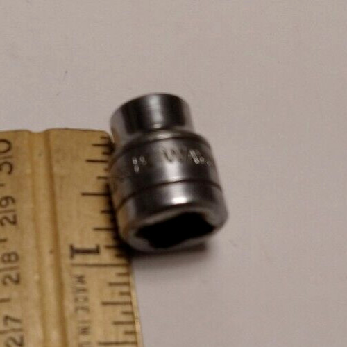 SK Wayne 3/8″ Drive 6 Point 3/8in. Shallow SAE Socket 45112 USA G279