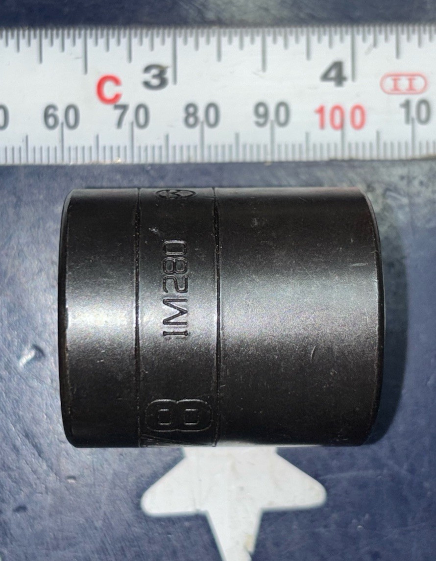 Snap-On 7/8” Shallow Impact Socket 1/2” Drive 6-Point SAE 7/8in IM280