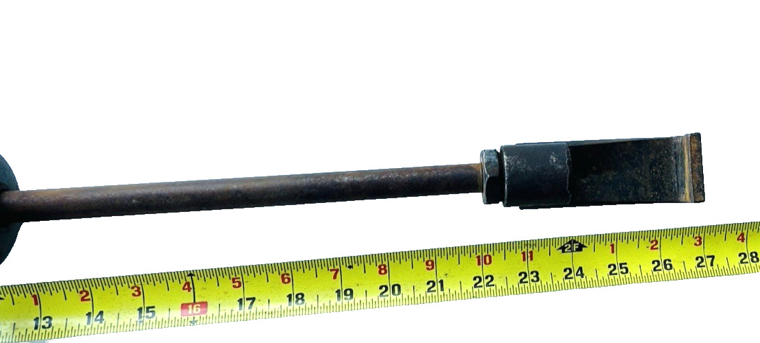 Vintage Heavy Duty Industrial Slide Hammer Approx. 27″ Long / 7.75 Lbs