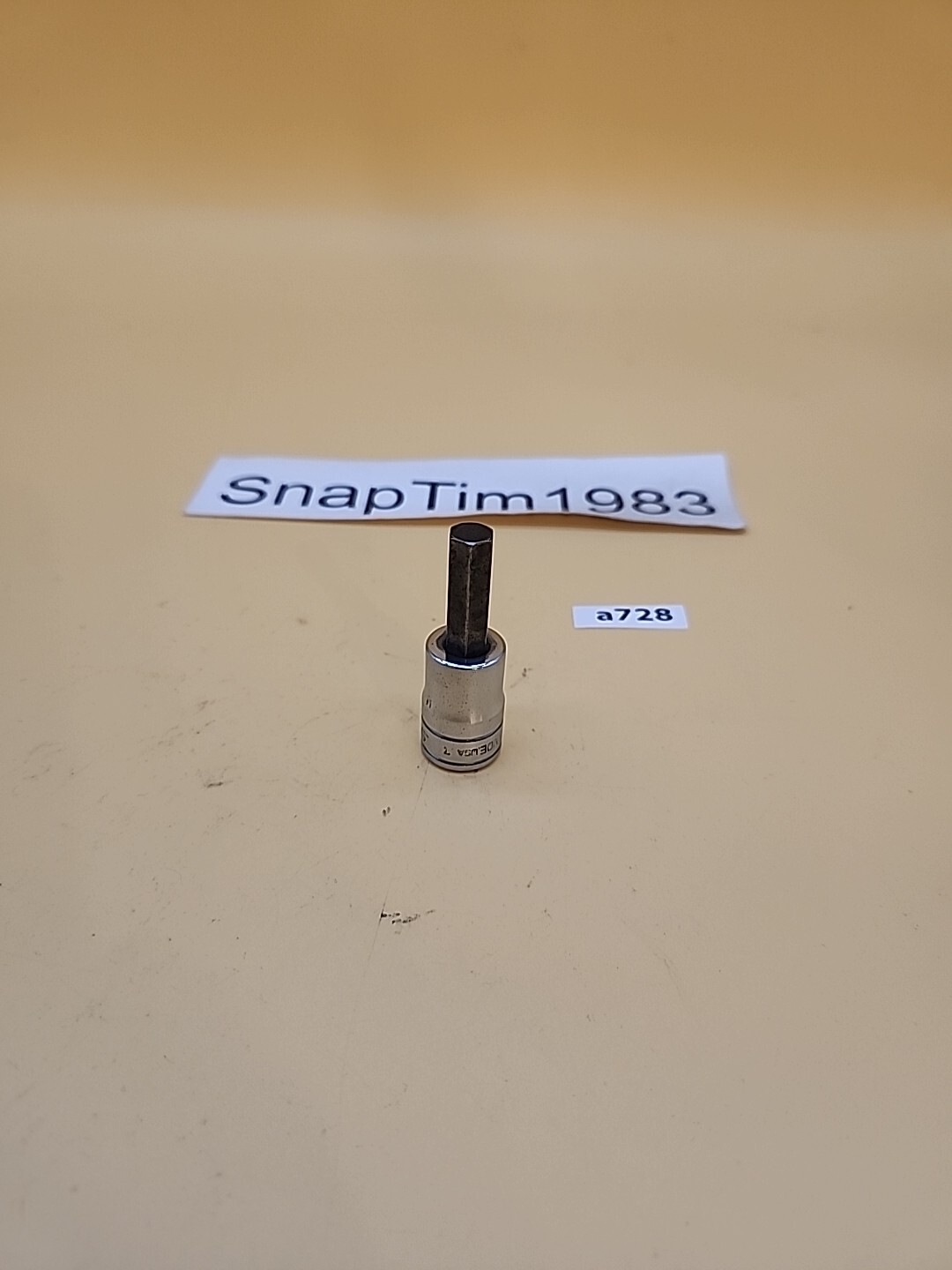 Snap-on Tools FA10E 5/16″ SAE Hex Bit 3/8” Drive Chrome Socket Dr USA