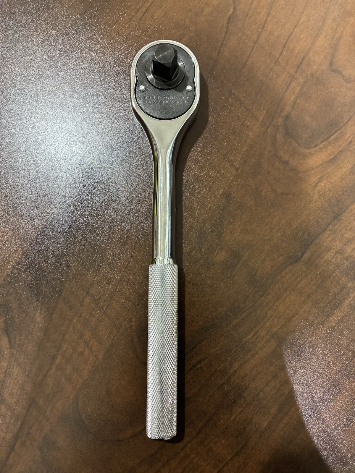 Proto Hand Ratchet Pear Reversible 10” 1/2 Drive Chrome