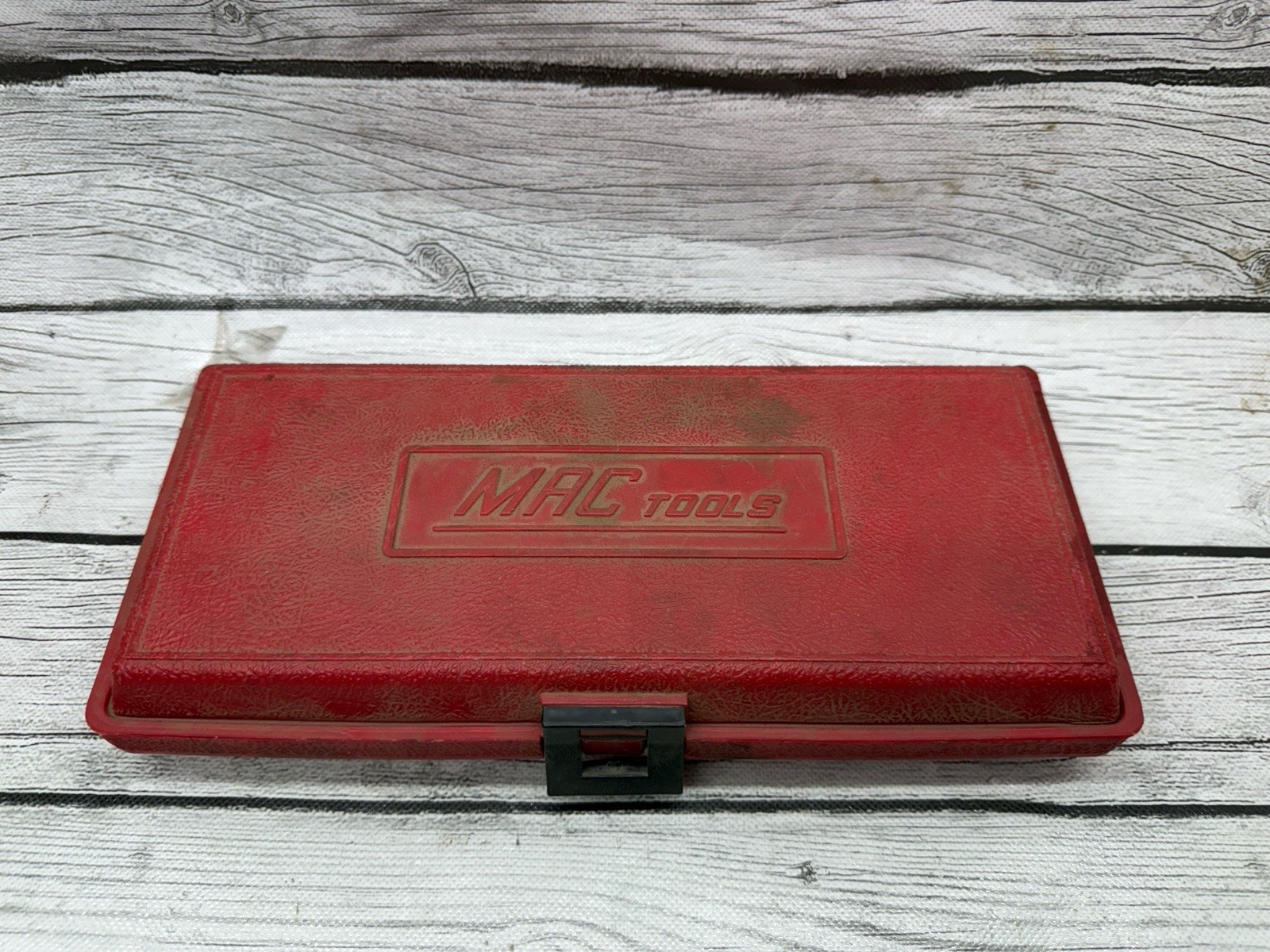 Vintage Mac Tools Empty Red Blow Mold Case For Punch & Chisel Set PC12 PC14