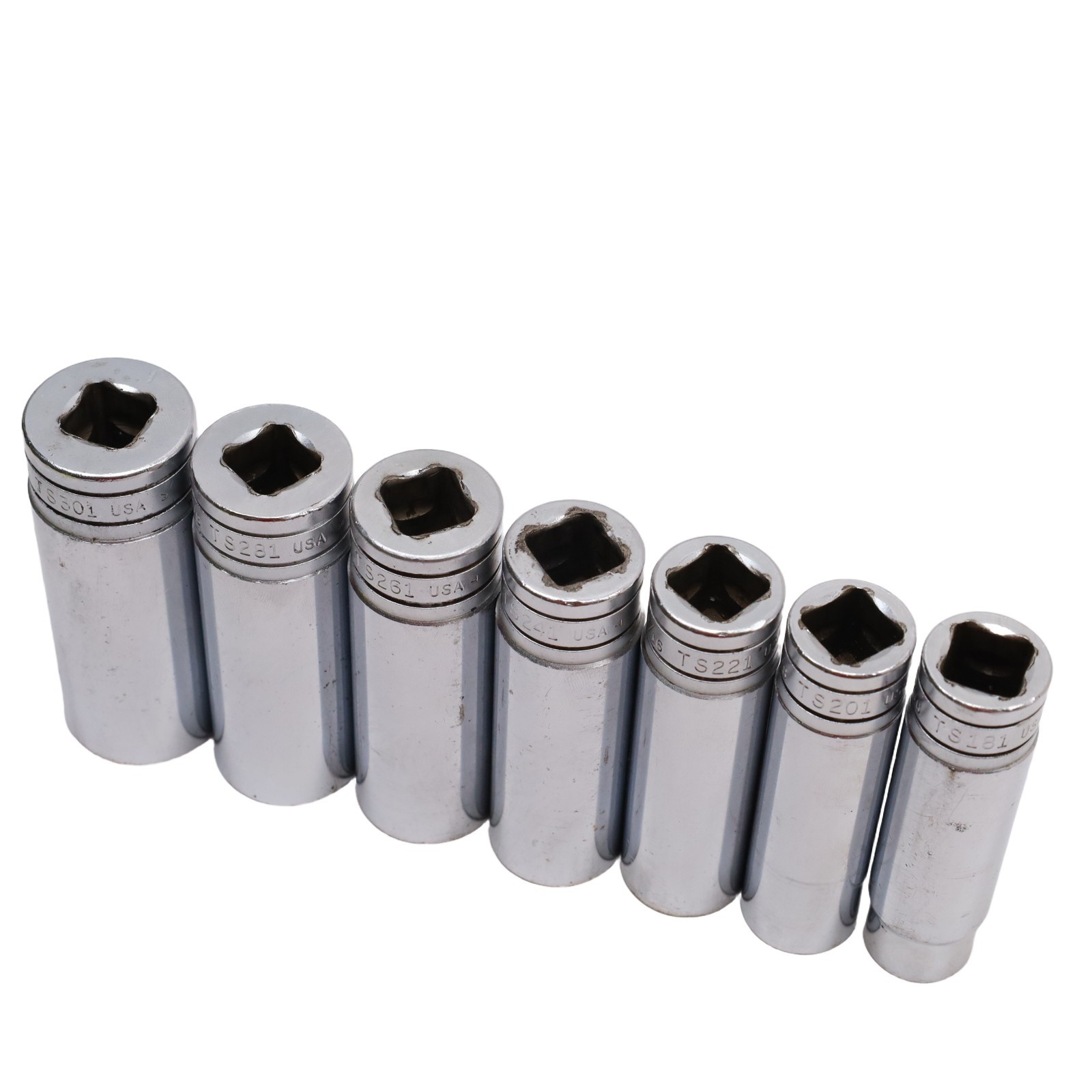 Snap-On Tools 313TSYA 7-Piece 1/2″ SAE Deep Socket Set