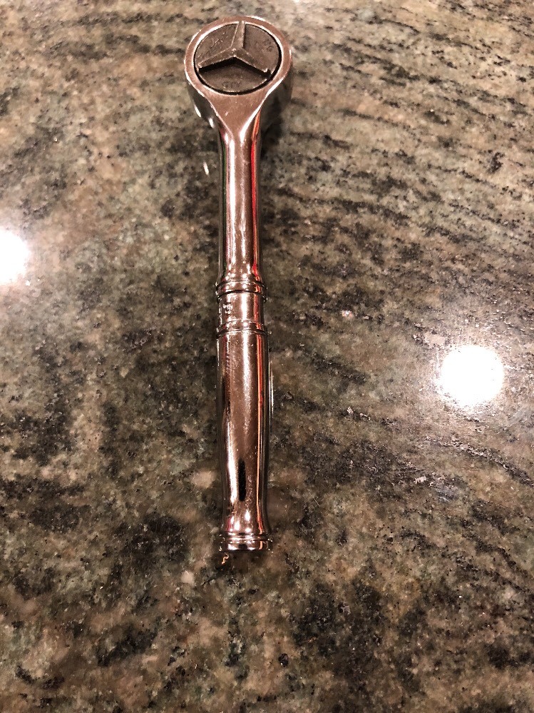 Snap-On tn72 1/4″ drive standard handle round head ratchet new