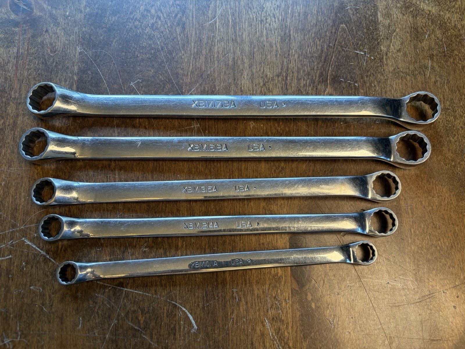 Snap-on Tools 12-Point Metric Double Box Wrenches- Lot Of 5- 10mm To 19mm