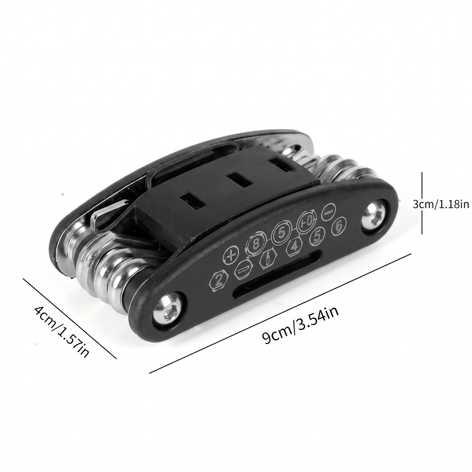 16-in-1 Socket Wrench Set, Non-Slip Rotating Head. Durable Stainless Steel for H