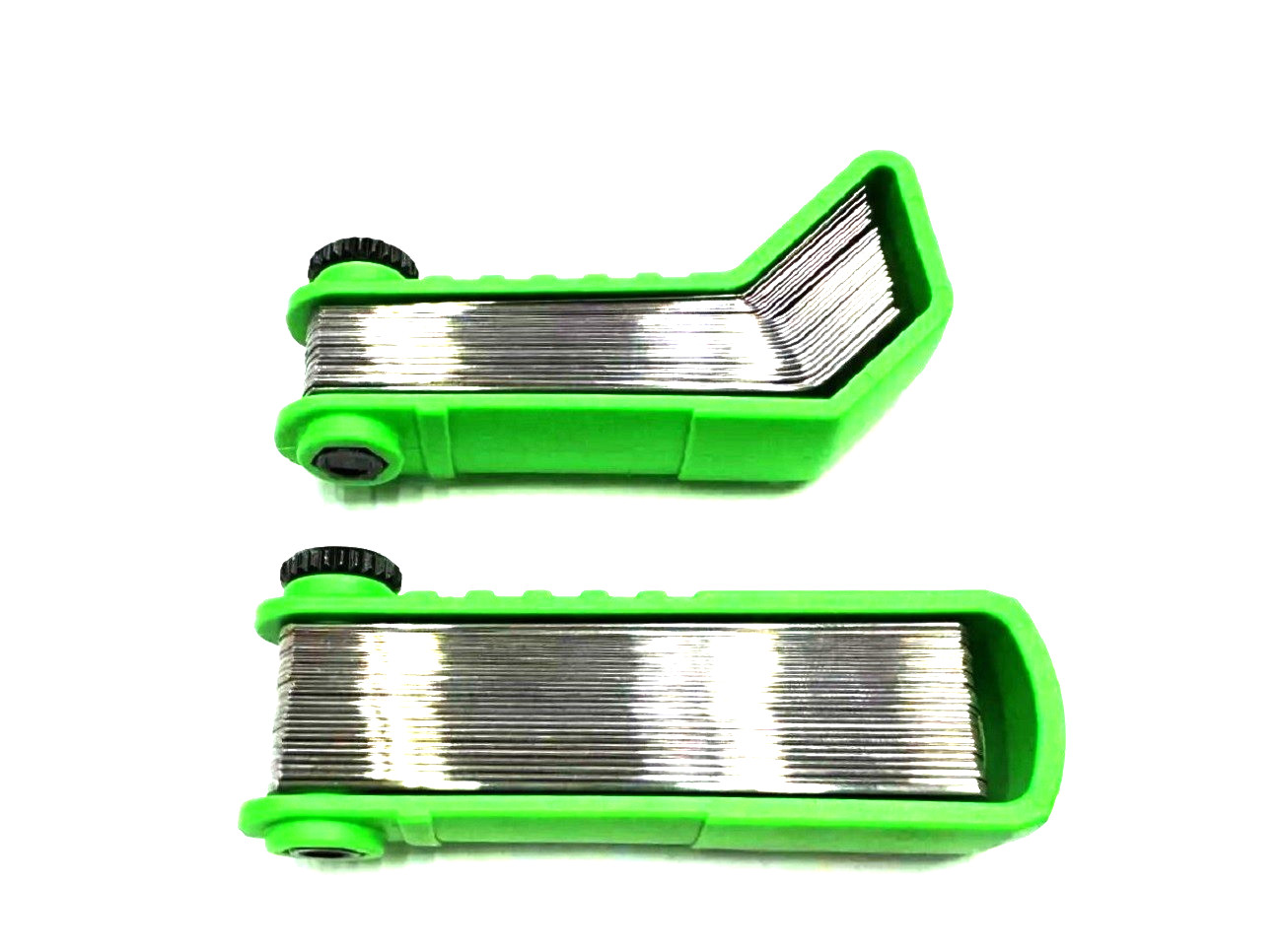 *NEW* 4 Piece Snap-on Feeler Gauge Blade Sets *GREEN* Offset 45° & Straight