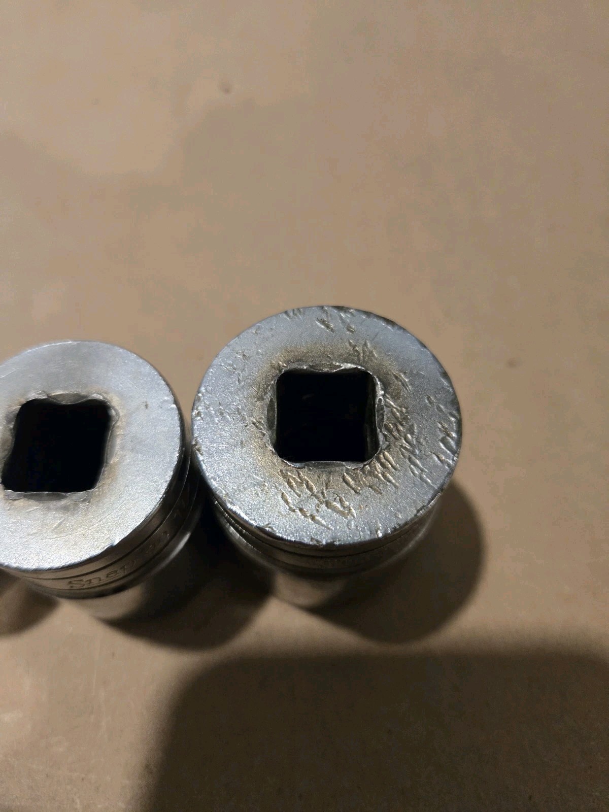 Snap On 1/2″ Drive 7/16″-1-1/8″ 6PT SAE Shallow Chrome Sockets USA Lot Of 12
