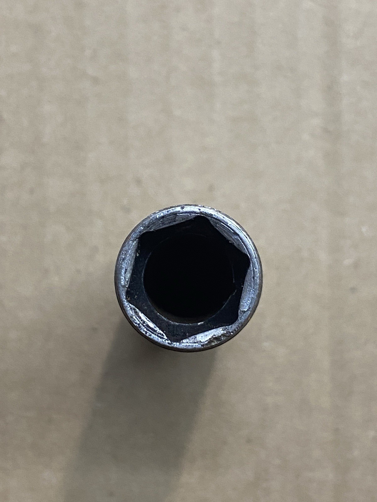 Snap On Tools 1/4dr Chrome 6pt Deep Well 7/16 Socket Stm14