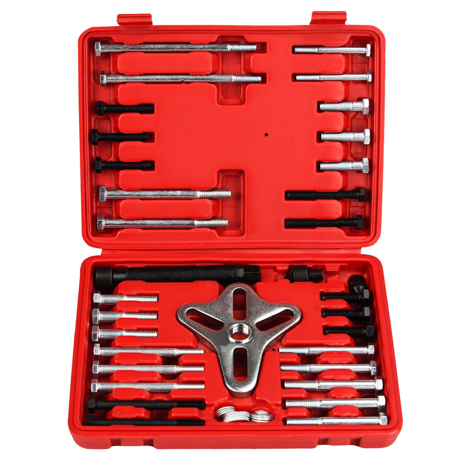 Bicos 46pcs Harmonic Balancer Puller Set Crankshaft Pulley Steering…