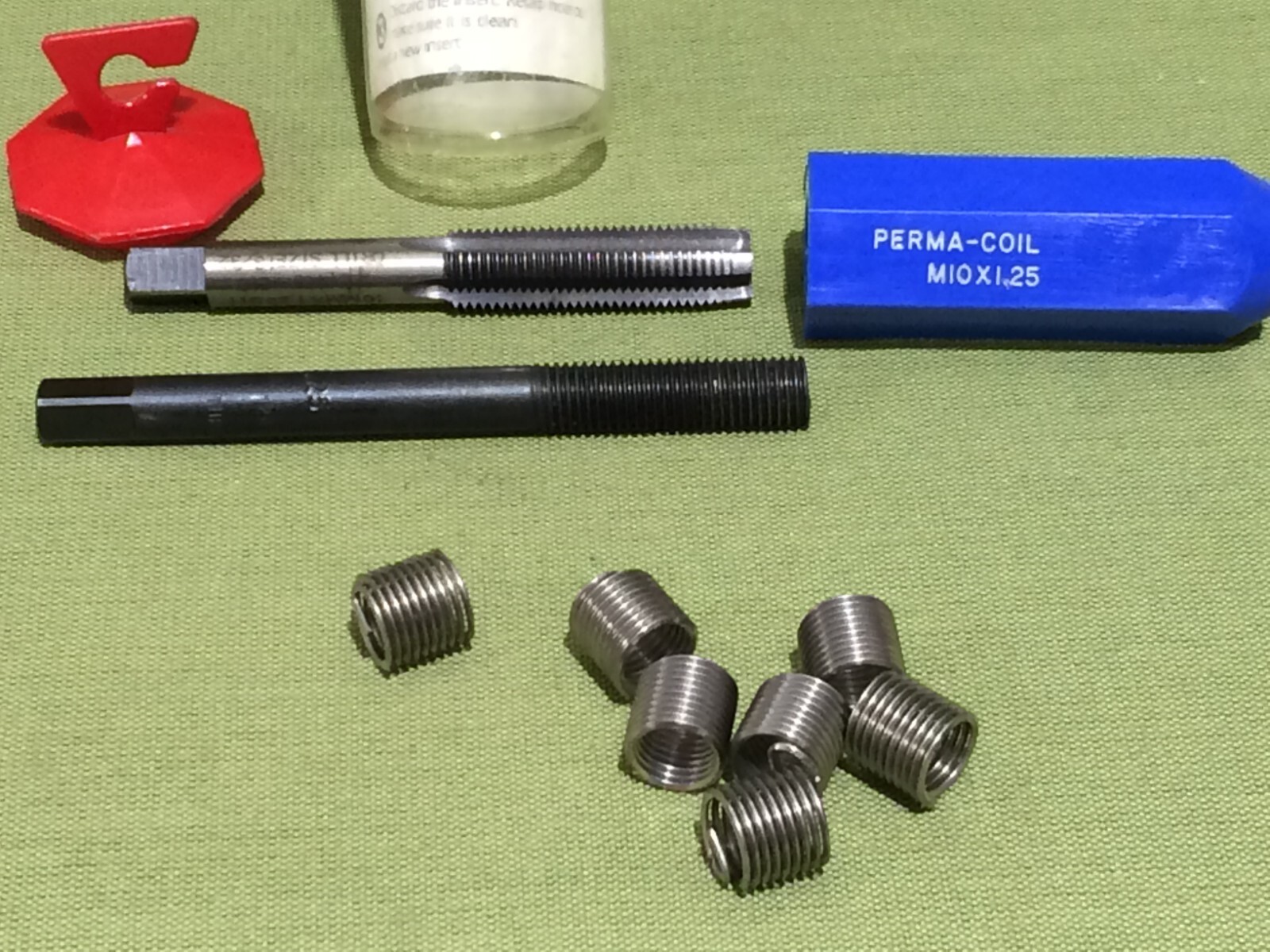 10 x1.25mm Thread Repair Insert Kit Perma Coil 3221-M10F USA