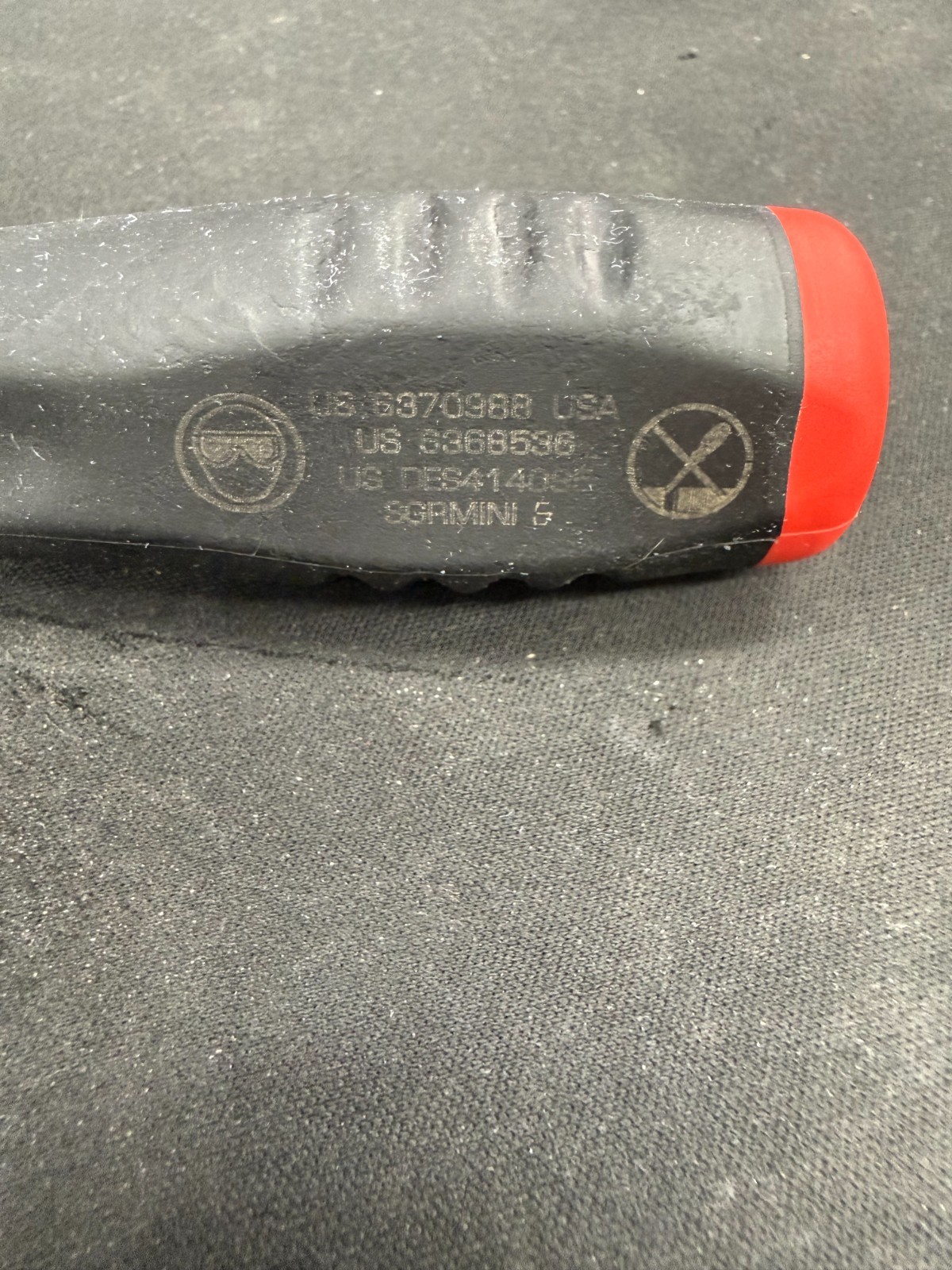 Snap on SGRMINI VERY RARE Red Mini Soft Grip Ratcheting Screwdriver Set 🔥