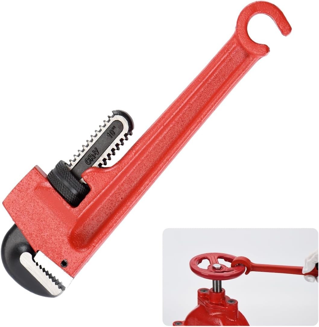 10″ Double-Ended Valve & Pipe Wrench Combo
