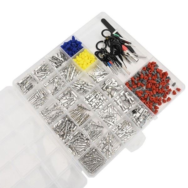 Pin Connector Wire Terminal Kit 660 Pieces with Multiple Sizes for Flexibility