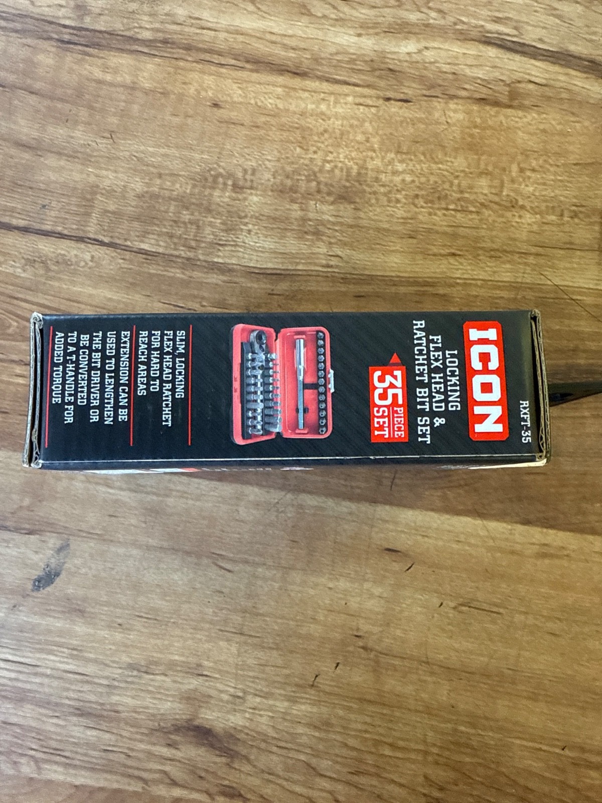 ICON RXFT-35 Locking Flex Head Ratchet and Bit Set 35 Piece NEW