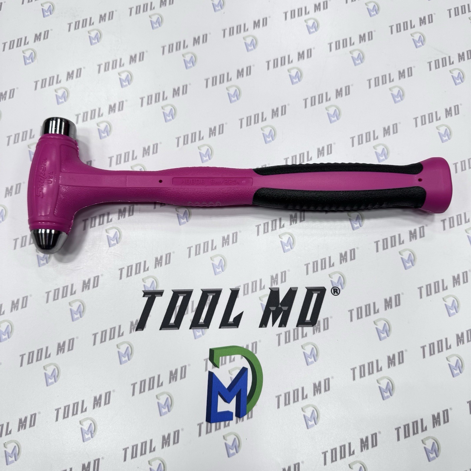 Snap-on Tools NEW ELECTRIC PINK 8oz / 225g Soft Grip Dead Blow Hammer HBBD8EP