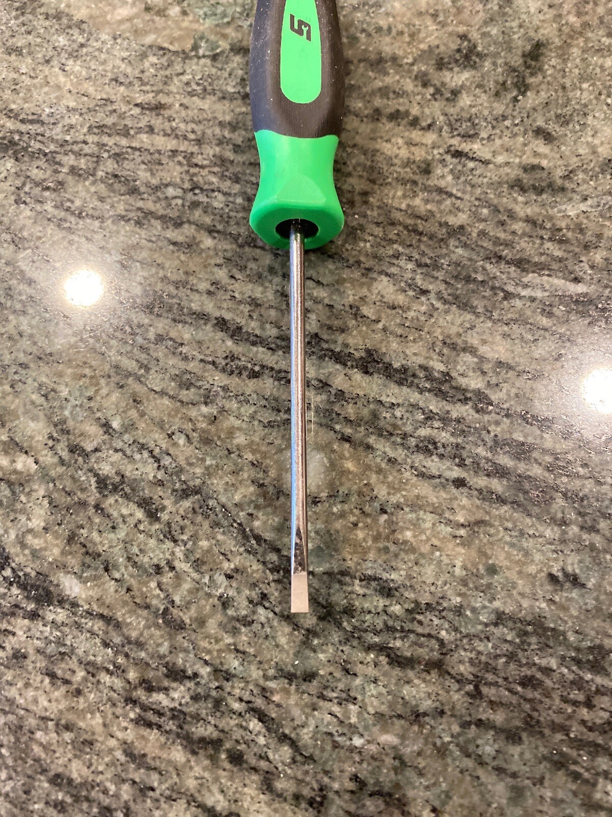 Snap On sgd304bg flat tip soft grip mini tip screwdriver green