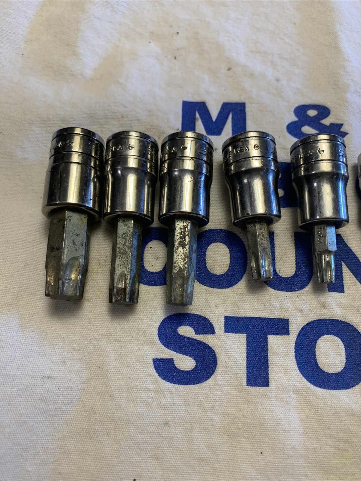Snap-on 8pc Combination Drive TORX Bit Heavy-Duty Removal Socket Set 209EFTXBY