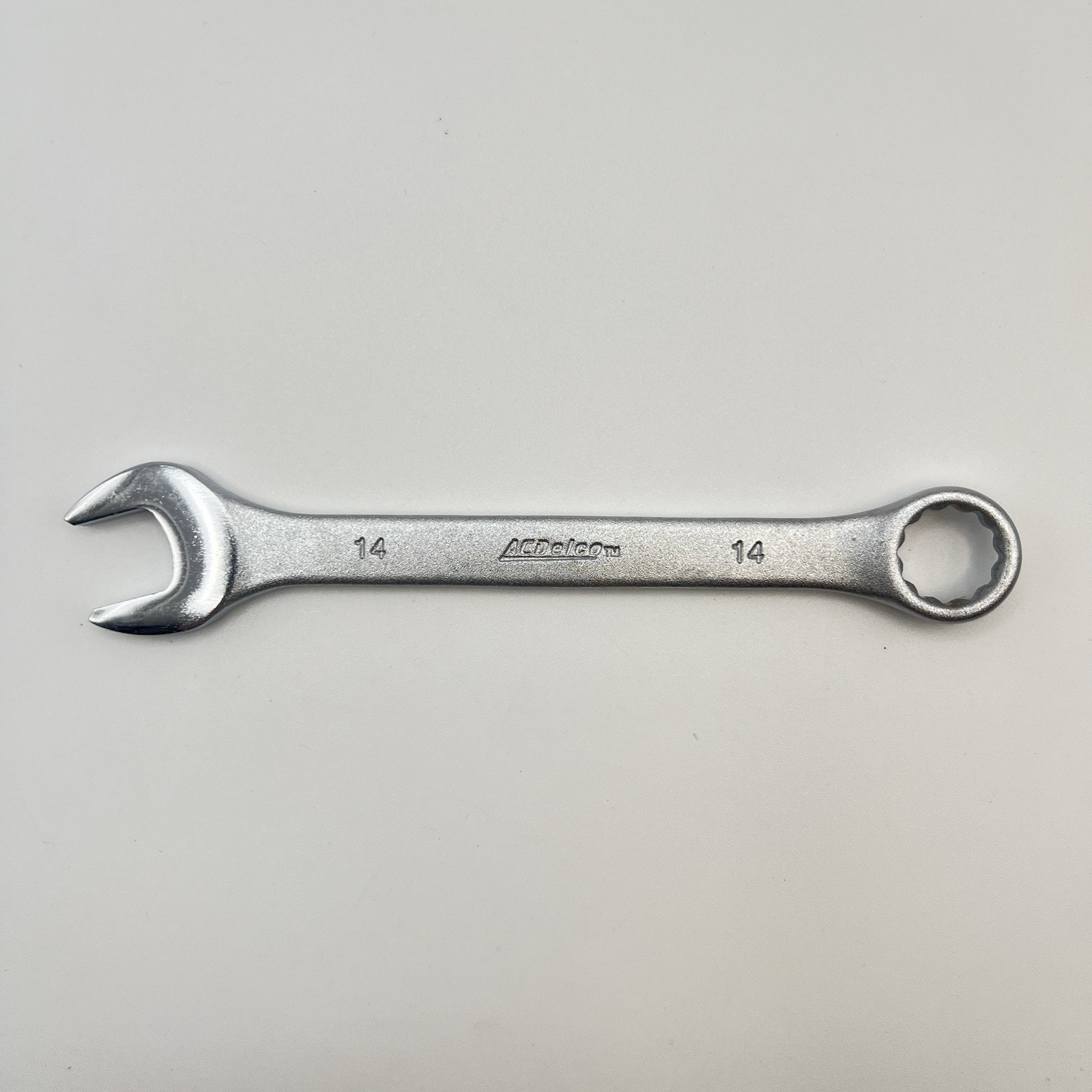 ACDelco 14mm Combination Wrench 12 Point Metric Short Length 6” Satin 11359