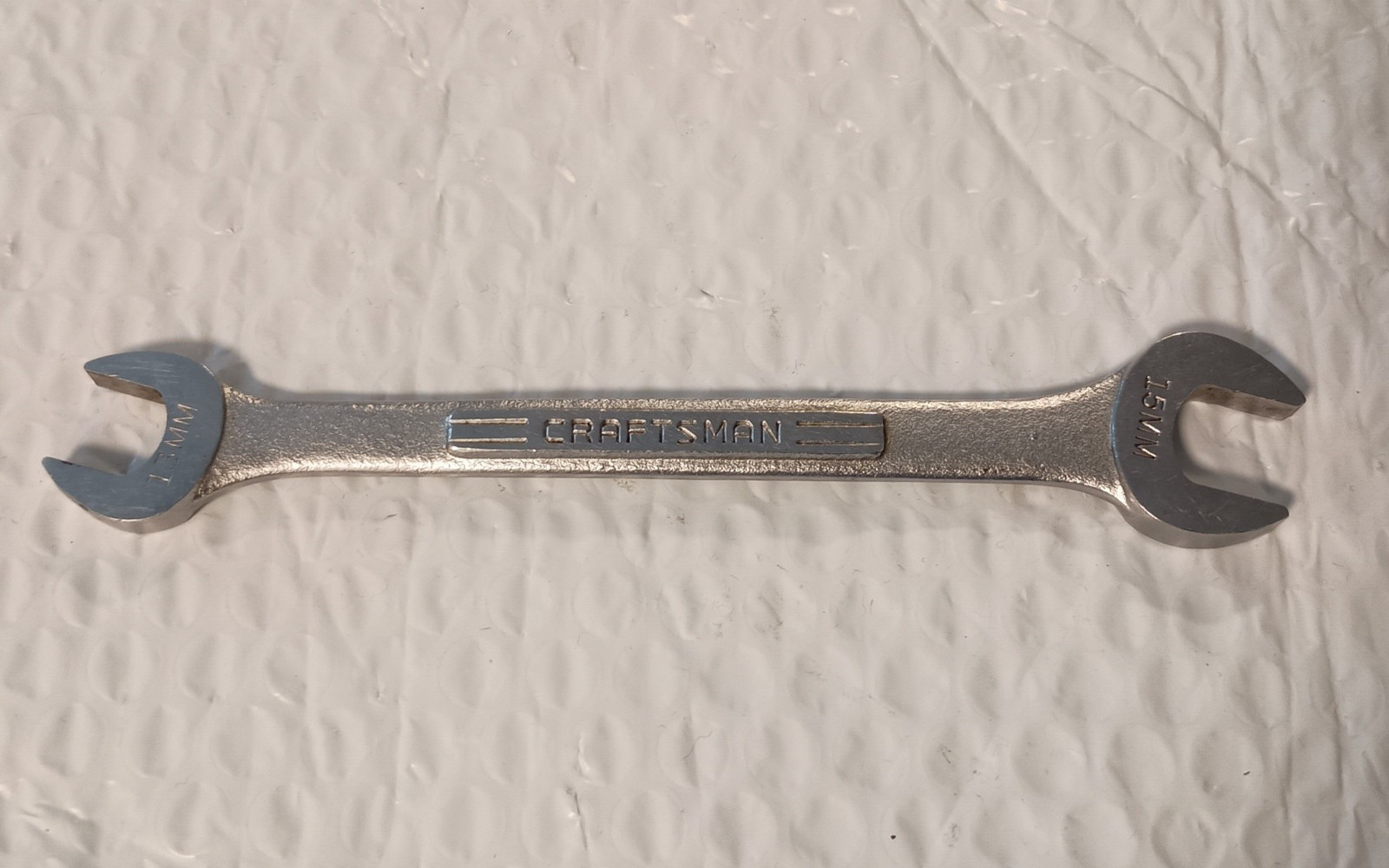 CRAFTSMAN TOOLS USA VV44507, 13MM x 15MM, DBL. OPEN END WRENCH, 7″ LONG.