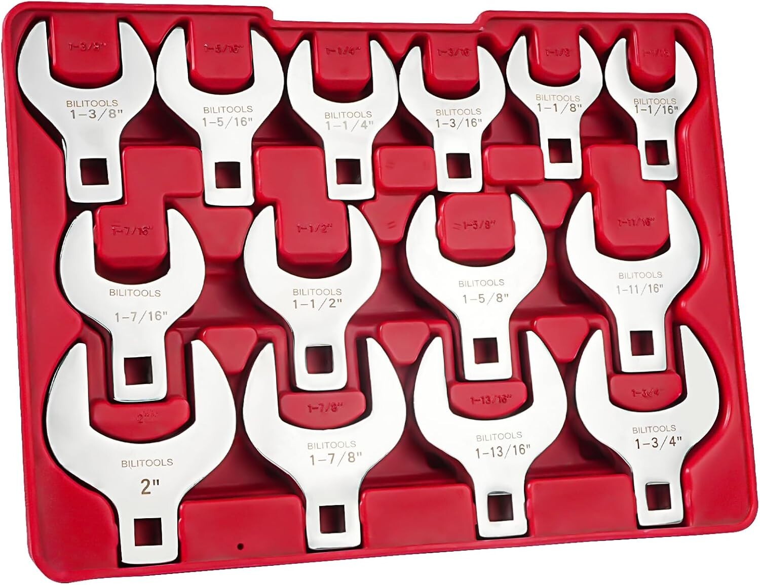 14-Piece Jumbo Crowfoot Wrench Set for Tight Spaces & Corrosion Resistance^