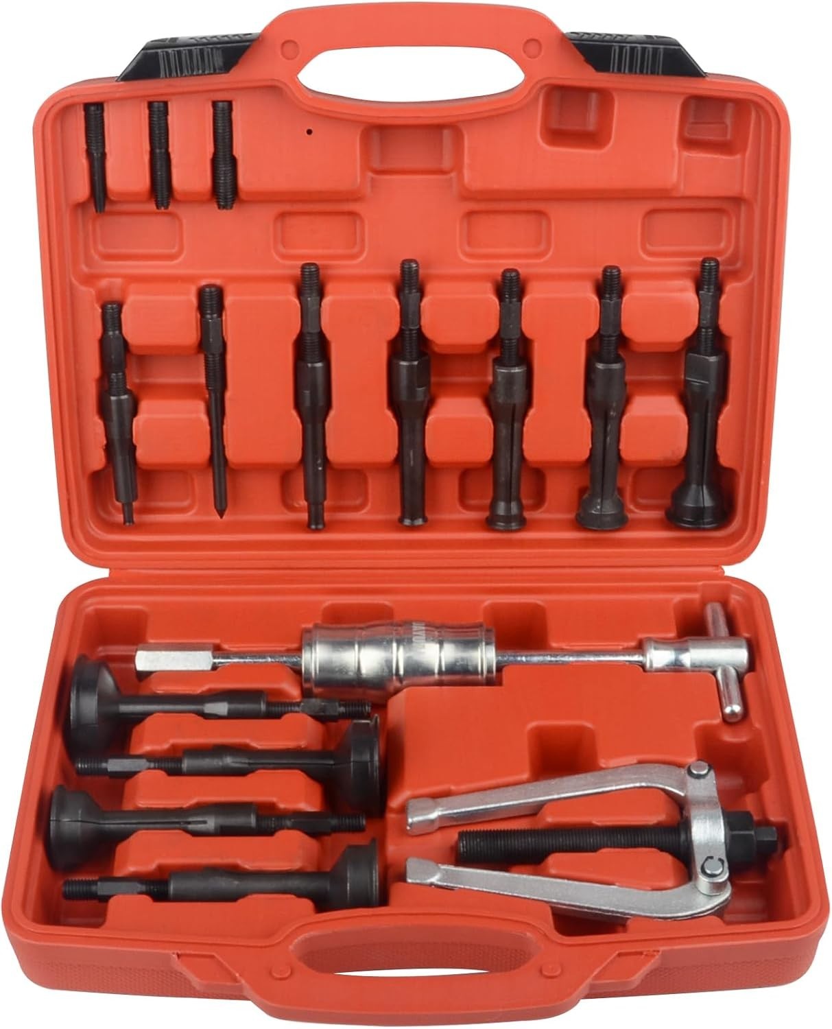 Blind Hole Collet Bearing Puller Set,16 pcs Inner Bearing Extractor Kit with …