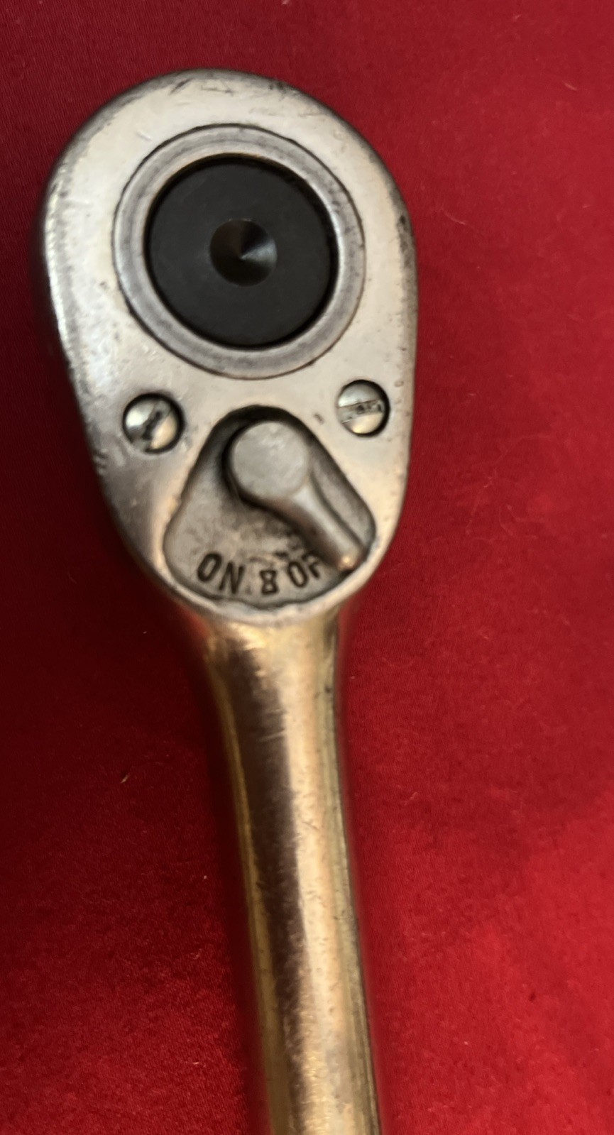 Vtg Snap/on 15″ Long 1/2″ Drive Ratchet 71-15 USA 1946 Mechanics Tool T355